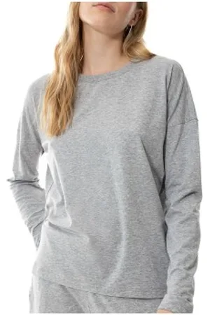 Mey Yona Long-sleeve T-shirt Grå Large Dam
