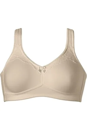 NATURANA BH Molded Cotton Soft Bra Beige bomull B 75 Dam