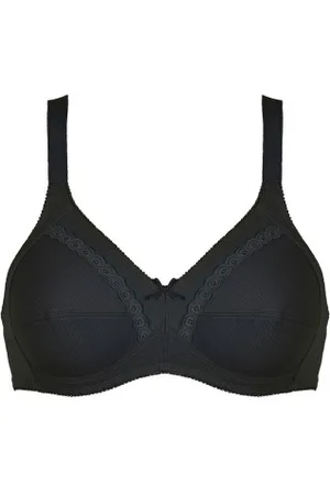 NATURANA BH Cotton Soft Bra Svart bomull A 75 Dam