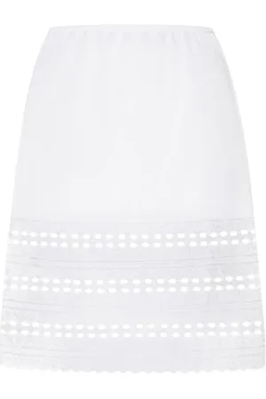 NATURANA Lace Half Slip Vit polyamid 38 Dam