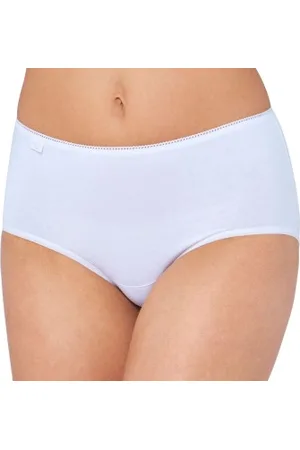 Sloggi Trosor 24 7 Cotton Midi Vit bomull 38 Dam