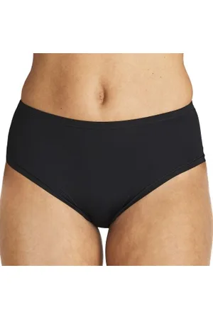 Swegmark Trosor Essence Midi Briefs Cool And Dry Svart polyamid XX-Large Dam