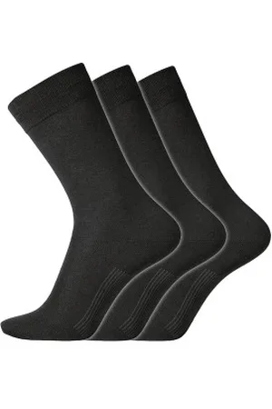 Dovre Strumpor 3P Cotton Socks Svart Strl 40/45 Herr