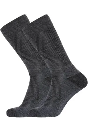 Dovre Strumpor 2P Organic Wool Terry Socks Mörkgrå Strl 43/44 Herr