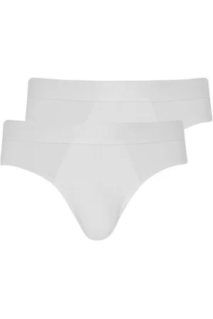 Jockey Kalsonger 2P Microfiber Air Brief Vit polyamid Large Herr