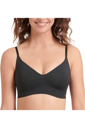 Sloggi BH ZERO Microfibre 2.0 Bralette Svart X-Small Dam
