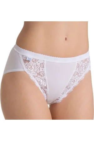 Sloggi Trosor Chic Tai Brief Vit bomull 36 Dam