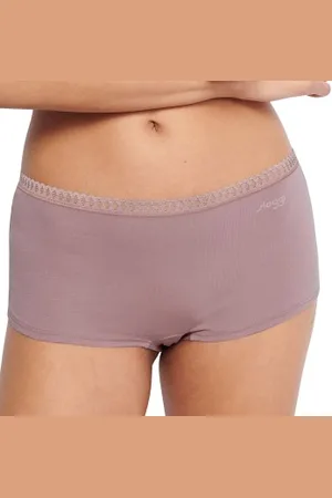Sloggi Trosor 3P GO Crush Hipster Shorts Sand/rosa bomull X-Small Dam