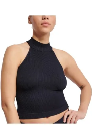 Sloggi EVER Infused Aloe High Neck Top Svart Medium Dam