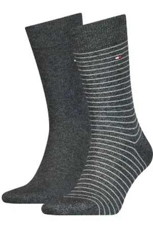Tommy Hilfiger Tommy Hilfiger Strumpor 2P Men Sock Stripe Mörkgrå Strl 39/42 Herr