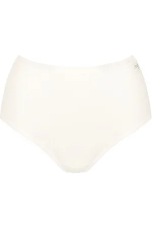 Sloggi Trosor 3P GO Daily Cotton High Waist Brief Benvit bomull Large Dam