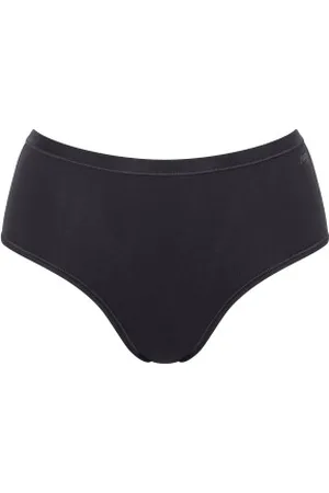 Sloggi Trosor 3P GO Daily Cotton Midi Briefs Svart bomull Large Dam