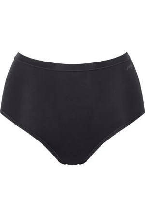 Sloggi Trosor 3P GO Daily Cotton High Waist Brief Svart bomull Large Dam