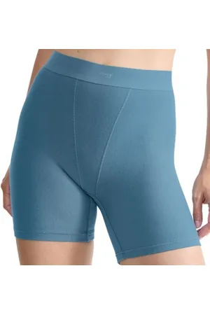 Sloggi Ever Ease Cyclist Shorts Blå Large Dam