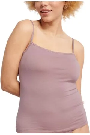Sloggi Ever Ease Spaghetti Top Gammelrosa bomull X-Small Dam
