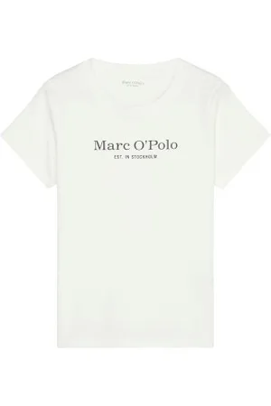 Marc O’ Polo Marc O Polo Slim T-Shirt Vit bomull Large Dam