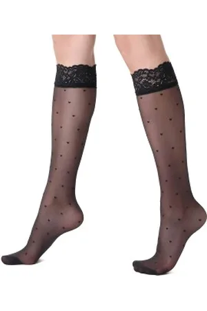 Oroblu Strumpbyxor Sweetie 20 Sheer Knee-Highs Svart polyamid One Size Dam