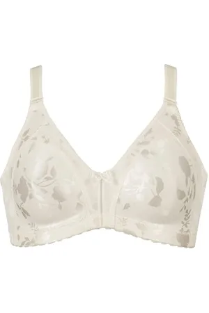 NATURANA BH Heritage Minimizer Soft Bra Floral Champagne polyamid B 75 Dam