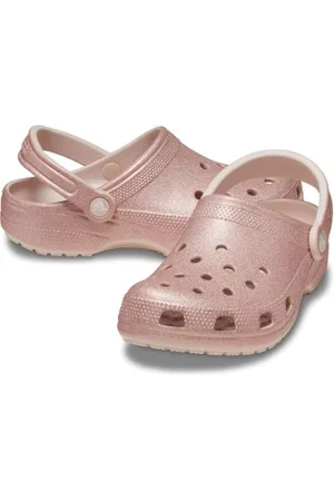 Crocs Classic Glitter Clog Unisex Ljusrosa US M4/W6 (EU 36-37)