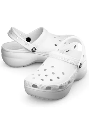 Crocs Classic Platform Clog Vit US W10 (EU 41-42) Dam