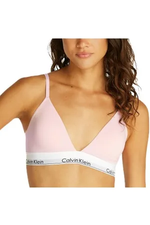 Calvin Klein BH Icon Cotton Modal Triangle Bra Rosa Small Dam