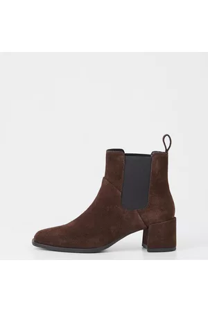 Vagabond Kvinna Skor - Stina - Women's Mörkbrun Mocka