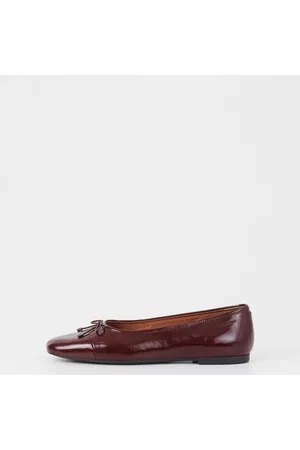 Vagabond Kvinna Skor - Jolin - Women's Röd Lackat Skinn