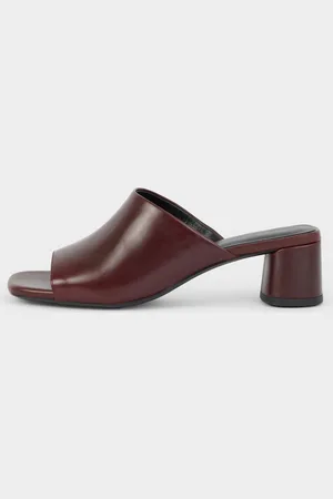 Vagabond Piper Mules - Dam Mörkröd Skinn - 36