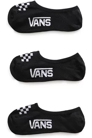 Vans Classic Canoodle Socks Us 1-6 (3 Pairs) (black-white) Kids Black