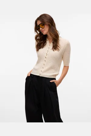 VERO MODA Awpanama Stickad Kofta