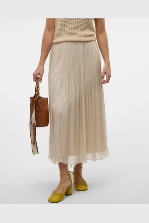 VERO MODA Vmvips Medelhög Midja Lång Kjol