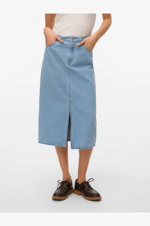 VERO MODA Vmveri Hög Midja Midikjol