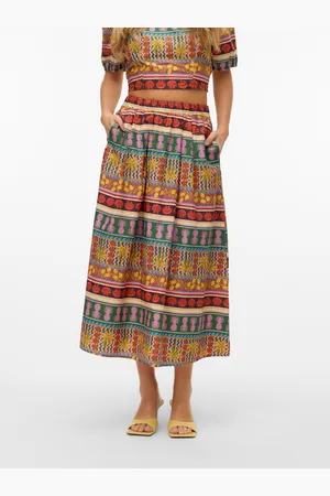 VERO MODA Vmtruely Hög Midja Lång Kjol