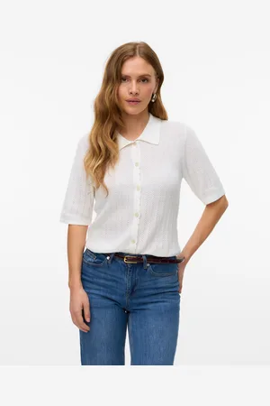 VERO MODA Vmluxlight Stickad Pikétröja