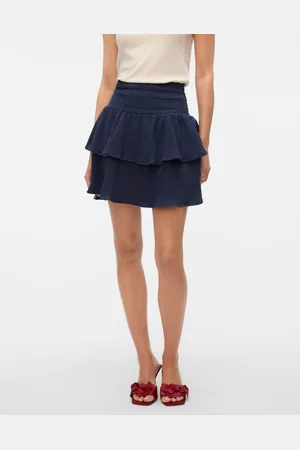 VERO MODA Vmnatali Hög Midja Kort Kjol