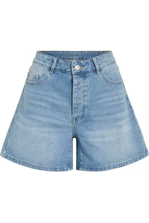 VILA Vihimla Hög Midja Jeansshorts