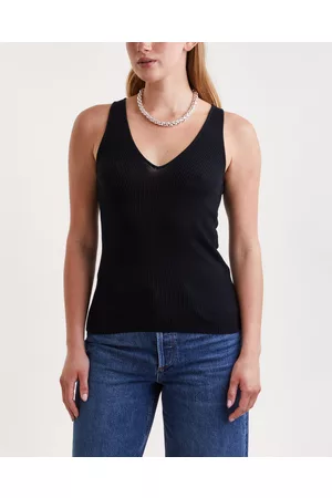 By Malene Birger Kvinna Spetstoppar - Topp Rory Svart XS