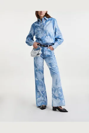 Ganni Skjorta Bleach Denim 32