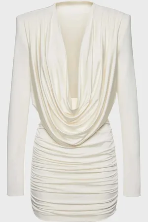 MAGDA BUTRYM Klänning Long Sleeve Draped Mini FR 34 (EUR 32)