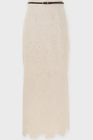 ZIMMERMANN Kjol Ottie Embroidered Midi 0 (XS-S)