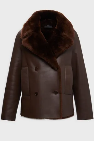 Joseph Jacka Calla Shearling Grön 36