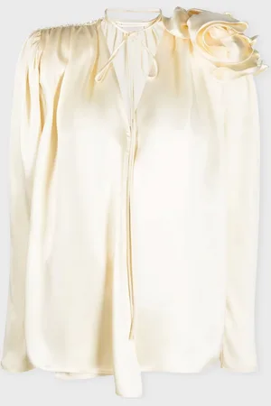 MAGDA BUTRYM Blus Classic Shirred Flower FR 36 (EUR 34)