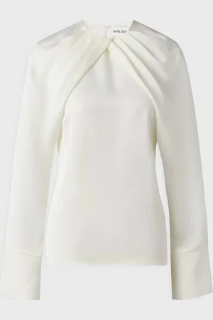 By Malina Blus Evie Pleated Neckline XS