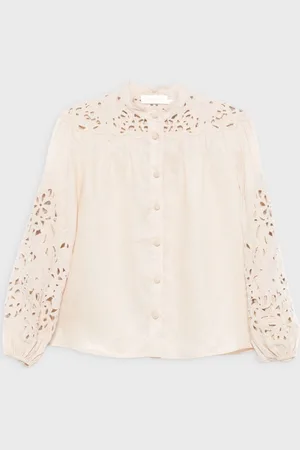 ZIMMERMANN Blus Wylie Embroidered 0 (XS-S)