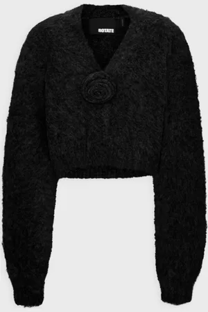ROTATE Tröja Knit Cropped Cardigan 34