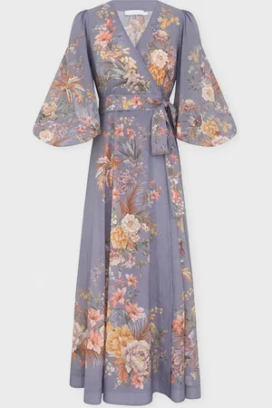 ZIMMERMANN Klänning Tallow Wrap Midi 0 (XS-S)