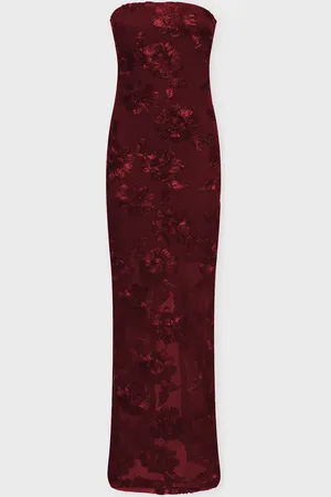 ROTATE Klänning 3D Mesh Maxi 34