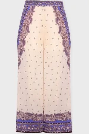 ZIMMERMANN Byxor Maxine Wide Leg Cropped 0 (XS-S)