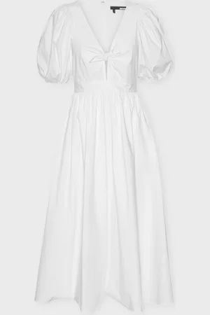 ROTATE Klänning Puff Sleeve Midi 34