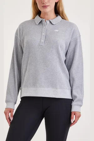 New Balance Tröja Athletics Collared Long Sleeve XS